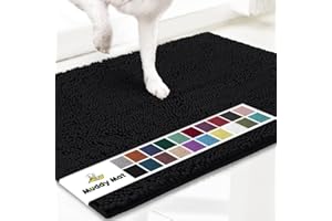 Muddy Mat® Pokazywany w telewizji - super chłonna wycieraczka dla psa z mikrofibry na błotniste łapy, antypoślizgowy zmywalny dywan dla zwierząt domowych, szybkoschnący dywan wejściowy, można prać w