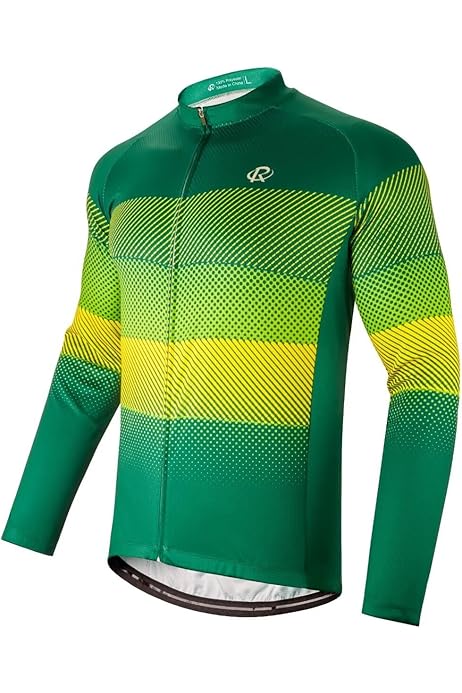 Camiseta Hombre Maillot Ciclismo ROTTO Manga Larga Con Bolsillos