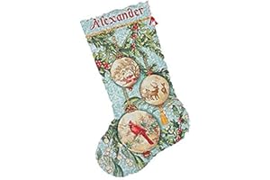 Dimensions Collezione Oro incantato Ornamento Calza contato Cross St-16 conteggio Lungo 16