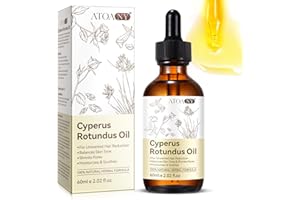 QUANHAO Cyperus Rotundus Oil for Hair Removal 60 ml, 100% Natural Cyperus Rotundus Oil for the Body Hair, Inhibits Hair Growth, Moisturises and Soothes