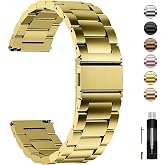 Fullmosa Paslanmaz &ccedil;elik saat kayışı, 16 mm, 18 mm, 19 mm, 20 mm, 22 mm, 24 mm, metal saat kayışı, hızlı kilitli, kadın ve er