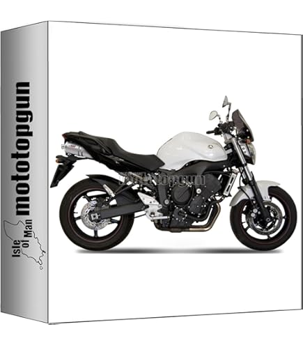 Scarico GPR Per Yamaha FZ6 Fazer 600 2004-2013 | Titanium Ghost Line | Omologato | Made In Italy - Foto 5