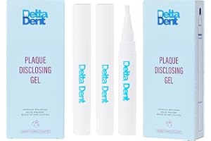 Stylo Révélateur de Plaque Dentaire - Montre la Plaque Dentaire - Rend le Brossage Amusant et Efficace - DeltaDent