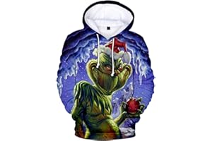 YIMIAO Noël Femmes Sweat à Capuche Hommes Hoodies de Chirstmas 3D Funny Sweatshirts Mode Pull Survêtements