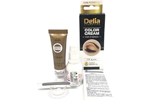 DELIA COSMETICS Tinte profesional para, 15ml KIT Delia Negro/Marrón/Marrón Oscuro (Negro)