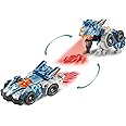 VTech Switch and Go Dinos Fire Mini Triceratops - Dino Car Transformer - 2-in-1 Toy with Dino Voice, Sound and Light Effects - For Children 3-8 Years