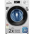 IFB 9 Kg 5 Star AI Powered Front Load Washing Machine, 2X Power Steam (EXECUTIVE SXS ID 9014, 2023 Model, Silver, In-built Heater, 4 years Comprehensive Warranty)