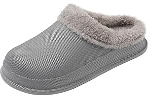 JOMIX Pantofole Uomo Invernali Ciabatte Pelose Calde