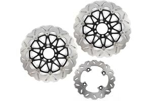 Arashi Fram Bak Bromsskiva Bromsskivor Rotorer för Kawa.saki Ninja ZX9R 2002 2003 Motorcykeltillbehör ZX-9R ZX 9R 02 03