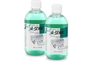 ErrecHome 2xU-Sonic, Limpiador Concentrado para Equipos Ultrasónicos para Limpieza Intensiva y Delicada de Joyas, Gafas, Ortodoncia, Pequeños Accesorios, Componentes Mecánicos, 500 ml