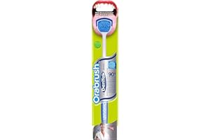 DenTek ORABRUSH Detergente per lingua con spazzola e raschietto – rimuove l'alito batterico – alito fresco – 1 pezzo