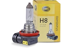 HELLA 8GH 008 356-121 Halogen Żarówka - H8 - Standard - 12V - 35W - Żarówka z cokołem: PGJ19-1 - Pudełko - Ilość: 1