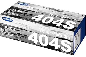 SODFACE CLT-K404S P404C Toner Kompatibel für Samsung C480W Toner für Xpress SL C480FW C48X C480 C480FN C430W C43X C430 CLT-404S CLT-K404S CLT-C404S CLT-Y404S CLT-M404S (Schwarz, 1er-Pack)