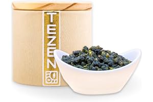 ‎TEZEN Lishan Hua Gang Oolong Tee | Ernte 2025 | Oolong Tee aus dem Hochland Lishan in Taiwan aus traditionellem Anbau (80g)