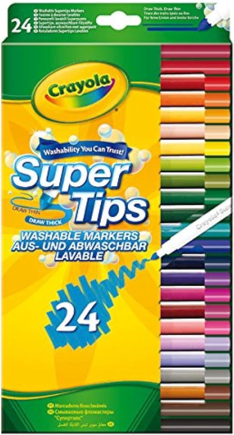 Faut-il Acheter le CRAYOLA SuperTips Felt Tip Washable Markers - (CRAYOLA) ? Notre Avis