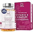 Vitamina B Complex Alto Dosaggio Vegan | 180 Capsule [6 Mesi] Vitamine B: Vitamina B1, B2, B3 (Niacina), B5, B6, B8 (Biotina)