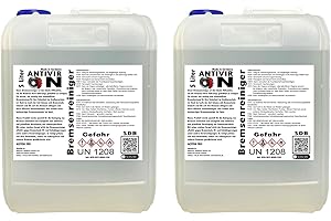 ‎ANTIVIR ON ANTIVIR ON Bremsenreiniger Entfetter Reiniger Montagereiniger Teilereiniger 1-25 Liter (10 Liter)
