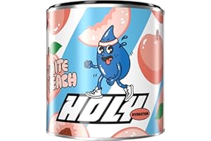 HOLY ENERGY HOLY Hydration 'White Peach' | 50 portions avec de précieux électrolytes & minéraux | Boisson hydratante | Végétalien avec des arômes de fruits 100% naturels (350g)
