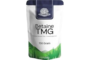 ‎SOURCE OF NATURE Source of Nature® | Proszek Betaina Bezwodna TMG 150g | 100% Czysty Suplement Trimetyloglicyny z Miarką | Wegański, Bezglutenowy, Bez Dodatków