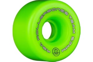 Rollerbones Team Logo 98A Recreational Roller Skate Wheels (Set of 8)