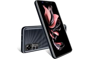 XGODY X17 Handy Ohne Vertrag Günstig, 4G Lockfreie Smartphone Android 10 Neu Handy mit 3390mAh,2GB RAM 16GB ROM 256GB Erweiterbar, 5,5 Zoll Display,3 in1 Steckplatz Face ID Dual SIM GPS Handy(Schwarz)
