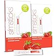 Slimsticks Strawberry Pack 20 Days Supply Glucomannan Dietary Management Drink - Filling High Fibre Konjac Glucomannan Powder - Dietary Management Aid Sachets