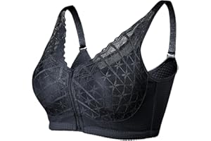 Polreta Brustprothesen-BH mit Reißverschluss und Tasche für Brustprothese, für den täglichen Gebrauch