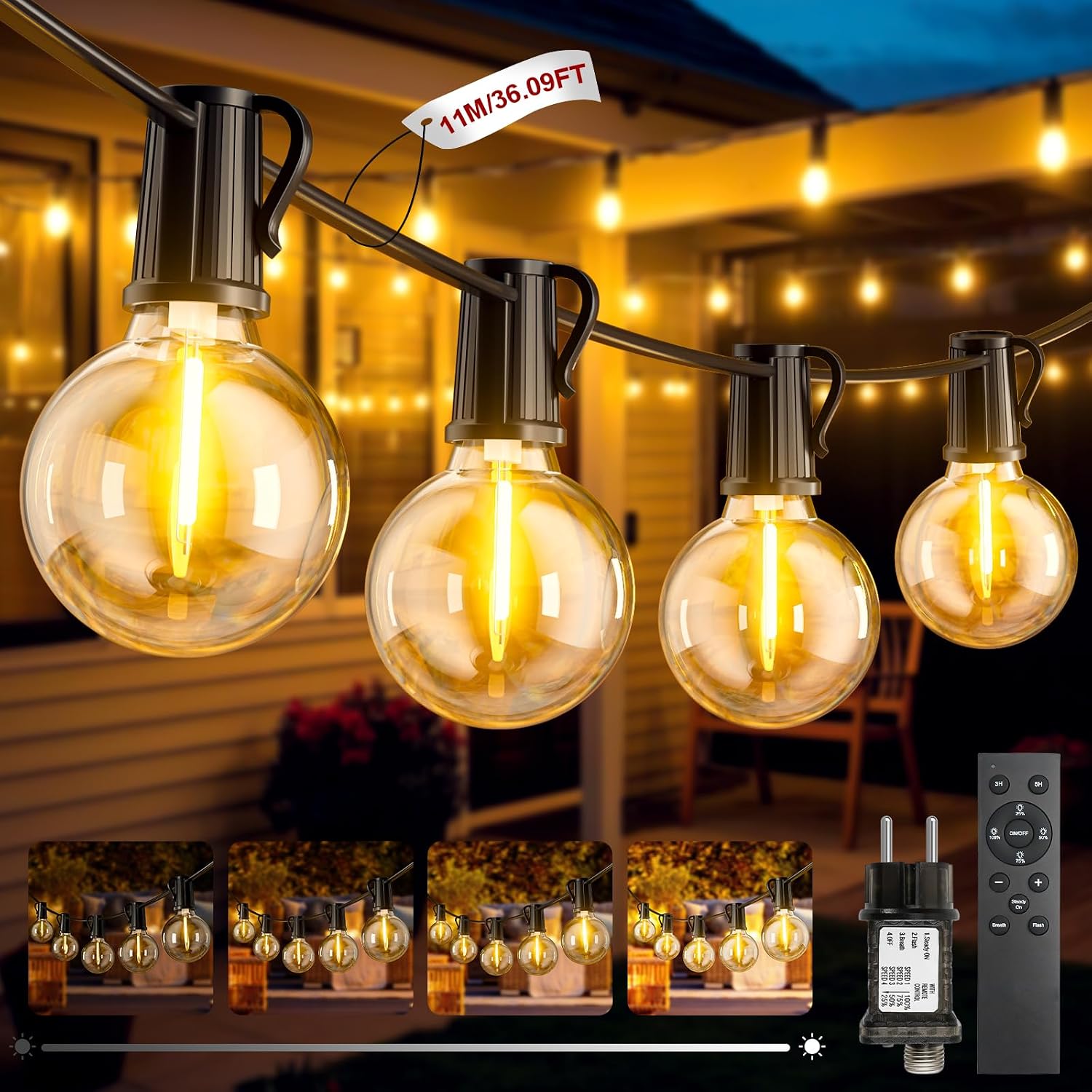 Avis d'Expert & Test Approfondi : Guirnalda Luces Exterior 11M 36Ft Guirnaldas (Sélection)
