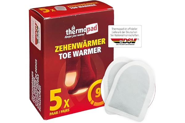 Thermopad tåvärmare – originalet: 10 par värmekuddar för 8 timmars värme I Omedelbart färdiga fotvärmare I extra varm fotvärmare – perfekt för utomhusaktiviteter och skidskor I värmekuddar för fötter
