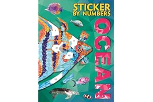 Sticker By Numbers: Ocean (Activty Book for Adults)