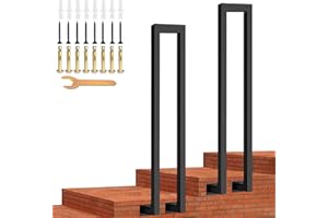 SCGSJZH Ringhiere per Scale, Corrimano Antiscivolo a Forma di U/M Ringhiera a Montaggio Laterale, Barra di Supporto 45-110 cm per Giardino, Corridoio, Soffitta, Interno, Esterno (U, 110cm)