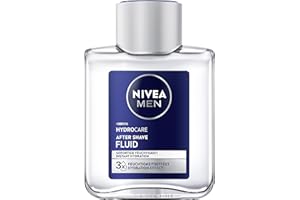 ‎NIVEA MEN NIVEA MEN Hydrocare After Shave Fluid, beruhigendes After Shave für Männer, Hautpflege nach der Rasur mit Aloe Vera und Pro Vitamin B5 (100 ml)
