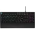 Logitech G213 Prodigy Gaming Keyboard, LIGHTSYNC RGB Backlit Keys, Spill-Resistant, Customizable Keys, Dedicated Multi-Media