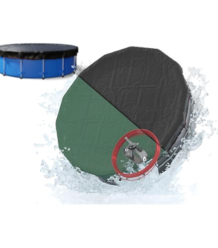 VEVOR Copertura Piscina,Polipropilene Rettangolare 4,27 x 7,93m da