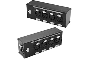 GINTOOYUN Estensore XLR a Ethernet femmina a RJ45