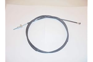 LINMOT Cable de Freno Piaggio NRG MC3 50 (01 – 04), Gilera Typhoon 125 (95-98) Cable de Freno Trasero Bowden, Negro