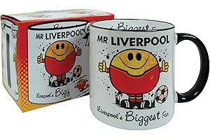 KAPOW GIFTS Liverpool Mug Gift - Giant Mug for Mr Liverpools Biggest Fan! Gift Boxed Present idea for Reds Fan Football Merchandise, Ceramic, 500ml