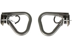 Fitness Reality Multi Grip - Juego de 2 accesorios de barra de inmersión para jaula de alimentación de tubo de 5 x 5 cm