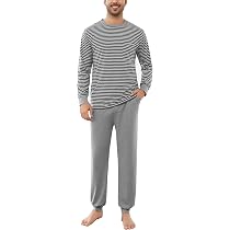 Pigiama uomo Lotto LP4066 in caldo cotone con polsini jeans