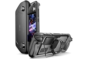 JSAUX ModCase kompatybilny z Steam Deck, PC0104 modułowa obudowa kompatybilna ze Steam Deck z odłączanym przodem, zestaw zawiera etui ochronne, osłonę ekranu, uchwyt i pasek – zestaw podstawowy