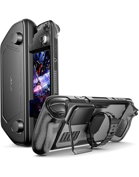 JSAUX Carry Case Compatible with Steam Deck, grey, Storage