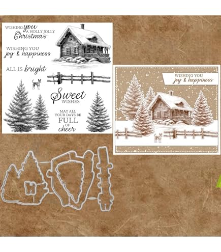 Weihnachtsmäuse Stempel Und Stanzen Set, Stempel S Produktbild-Vorschau 3