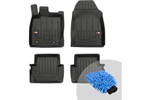 FROGUM ProLine 3D Set Esclusivo di tappetini auto per Ford Fiesta VII dal 2017 | Materiale TPE durevole | Bordini più alti