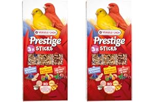 Versele-Laga Prestige Sticks Canaris Triple Variety | Pack Double | 2 x 90 g | Snack pour canaris | Sans conservateurs, colorants ou arômes synthétiques
