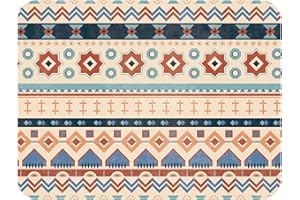 Avvrel Alfombrilla Escurreplatos, Súper Absorbente Alfombrilla Secado de Platos, Alfombrilla de Fregadero Secado Rápido, Drying Mat Antideslizante para Cafetera (30 x 40cm, Bohemia)