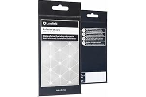 Luxshield Zestaw naklejek odblaskowych Małe trójkąty na rower skuter wózek - reflektory rowerowe - reflektory dziecięce