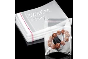 Lonely high heels 300 Pièces Sac Plastique Transparent 8x8 cm Auto-adhésifs Polypropylène Orienté OPP Sachet Biscuit Emballage Transparent Petits Sac Bonbon pour Chocolats Bijoux Cadeau Noel