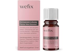 WeFix Elimination des Verrues Epineuses 10ml - Doux & Facile - Elimination des Verrues Epineuses Pied & Main - Verrues Acide Salicylique - Verrues Epineuses Ex