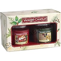 Yankee Candle Gift Set | 2 Medium Jar Christmas Scented Candles | Singing Carols and Unwrap the Magic Fragrances | Magical Ch