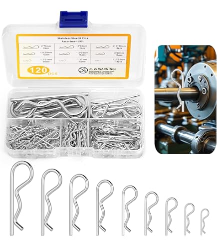 10 R Clip Zincate - 4x75mm, Per Fissaggio Industriale O Come Forcine Capelli - Foto 8